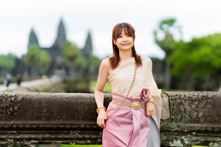cambodian traditional dress photoshoot at angkor wat 11