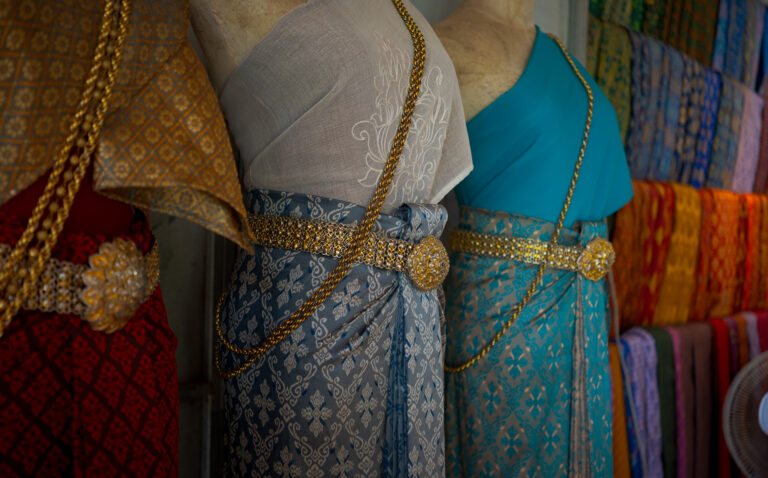 traditional clothes rental shop near angkor wat, siem reap 2